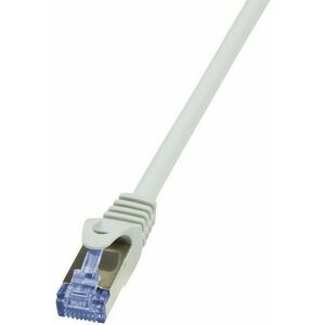Cablu S/FTP LogiLink CQ3102S, Patchcord, CAT.6a, 15 m (Gri) imagine