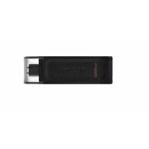 Stick USB Kingston DataTraveler 70, 128GB, USB 3.2 Type-C (Negru) imagine