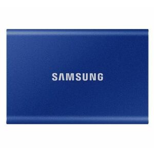 SSD Extern Samsung T7, 500GB, USB type-C 3.2 (Albastru) imagine