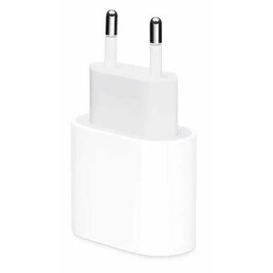 Incarcator retea Apple mhje3zm/a, USB-C, 20W, compatibil seria iPhone 12/13/14/15 (Alb) imagine