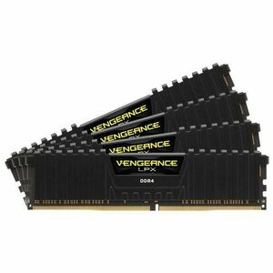 Memorii Corsair Vengeance LPX Black 64GB(16GBx4) DDR4 3200MHz CL16 Quad Channel Kit imagine