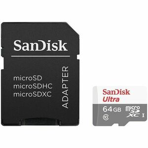 Card de memorie SanDisk Ultra Line microSDXC, 64GB, Clasa 10 + Adaptor SD imagine