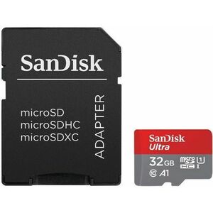 Card de memorie SanDisk Ultra microSDHC 32GB A1 UHS-I + Adaptor SD imagine