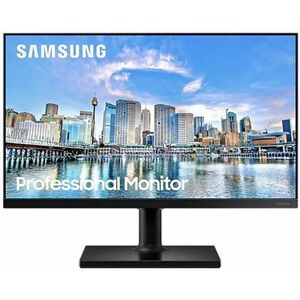 Monitor IPS LED Samsung 23.8inch LF24T450FQUXEN, Full HD (1920x1080), HDMI, DisplayPort, Pivot, 75 Hz (Negru) imagine