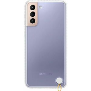 Protectie Spate Samsung Clear Protective EF-GG996CWEGWW pentru Samsung Galaxy S21 Plus (Transparent/Alb) imagine
