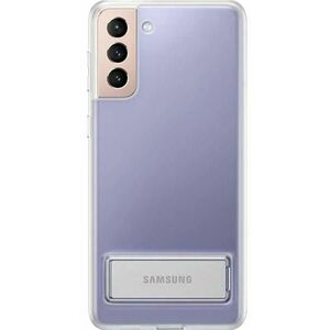 Protectie Spate Samsung Clear Standing EF-JG996CTEGWW pentru Samsung Galaxy S21 Plus (Transparent) imagine