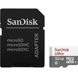 Card de memorie SanDisk microSDHC, 32 GB, Clasa 10 + Adaptor SD imagine