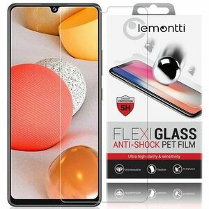 Folie Protectie Flexi-Glass Lemontti LFFGSGA42 pentru Samsung Galaxy A42 5G (Transparent) imagine