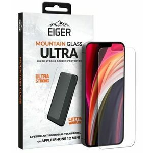 Folie Protectie Sticla Eiger 2.5D EGMSP00154 pentru iPhone 12 Mini (Transparent) imagine