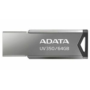 Stick USB A-DATA UV350, 64GB, USB 3.2 (Argintiu) imagine