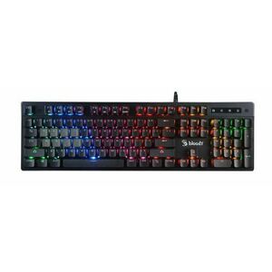 Tastatura Gaming Bloody B500N, Mecha-Like Swich, Iluminare RGB, USB (Negru) imagine