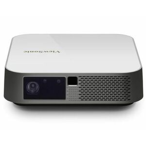 Videoproiector ViewSonic M2E, DLP, Full HD (1920 x 1080), HDMI, USB, Wireless, 1000 lumeni, Difuzor 6W (Alb/Negru) imagine