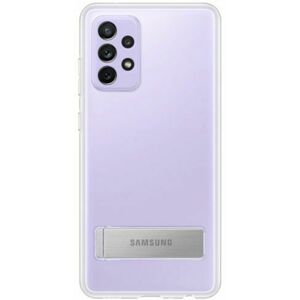 Protectie Spate Samsung Clear Standing Cover EF-JA725CTEGWW pentru Samsung Galaxy A72, Functie stand (Transparent) imagine