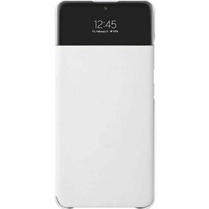 Protectie Smart S View Wallet Cover EF-EA725PWEGEE pentru Samsung Galaxy A72 (Alb) imagine