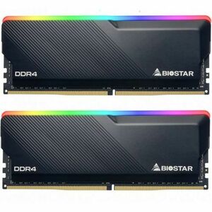 Memorii Biostar Gaming X RGB 16GB(2x8GB) DDR4 3200MHz CL18 Dual Channel Kit imagine