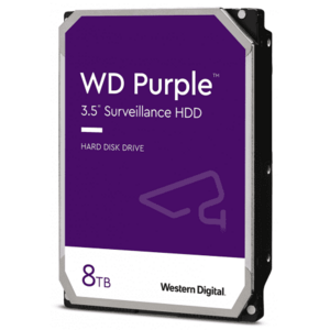HDD Western Digital Purple 8TB, SATA III, 128MB, 3.5inch, Bulk imagine