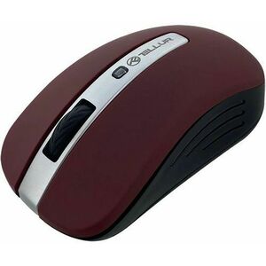 Mouse Wireless Optic Tellur Basic, USB, 1600 DPI (Rosu) imagine