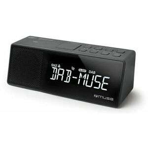 Radio cu ceas MUSE M-172 DBT, DAB / DAB+ / FM RDS cu incarcare USB, bluetooth, jack (Negru) imagine