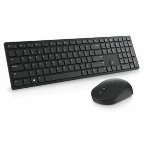 Kit Tastatura si Mouse wireless Dell Pro KM5221W, Layout US Intl (Negru) imagine