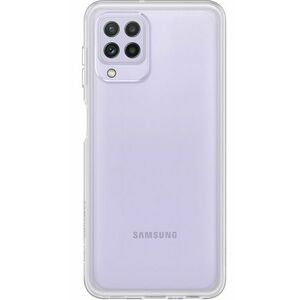 Protectie Spate Samsung EF-QA225TTEGEU pentru Samsung Galaxy A22 4G (Transparent) imagine