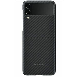 Protectie spate Samsung EF-XF711SBEGWW pentru Samsung Galaxy Z Flip 3 5G (Negru) imagine