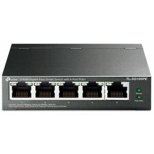 Switch TP-LINK TL-SG105PE, Gigabit, 5 Porturi, PoE+ imagine