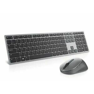 Kit Tastatura si Mouse wireless Dell Premier KM7321W, Layout US Intl (Gri) imagine