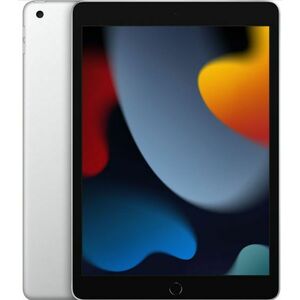 Tableta Apple iPad 9 (2021), 10.2inch, Procesor Apple A13 Bionic, IPS LCD Capacitive touchscreen 10.2inch, 64GB Flash, 8 MP, Wi-Fi, Bluetooth, iOS (Argintiu) imagine