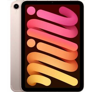 Tableta Apple iPad Mini 6 (2021), Cellular, Procesor Apple A15 Bionic, Ecran IPS 8.3inch, 64GB Flash, 12 MP, Wi-Fi, Bluetooth, 5G, iPadOS (Roz) imagine