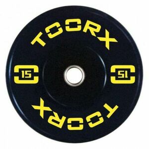 Disc olimpic TOORX ADBT-15, cauciuc, 15 KG (Negru) imagine
