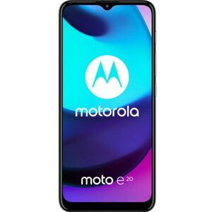 Telefon Mobil Motorola Moto E20, Procesor Unisoc T606 Octa-Core, IPS LCD Capacitive touchscreen 6.5inch, 2GB RAM, 32GB Flash, Camera Dubla 13+2MP, 4G, Wi-Fi, Dual SIM, Android (Gri) imagine