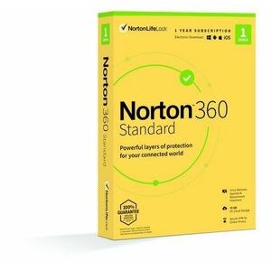 Antivirus Norton 360 Standard, Backup 10GB, 1 User, 1PC, 1An imagine