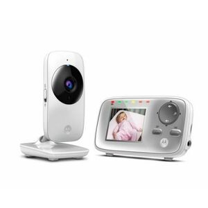 Monitor video digital Motorola MBP482, 2.4inch, Zoom digital, Comunicare bidirectionala (Alb) imagine