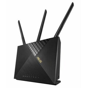 Router Wireless ASUS 4G-AX56, Gigabit, Dual Band, WiFi 6, 4G, 1800 Mbps, 3 Antene externe (Negru) imagine
