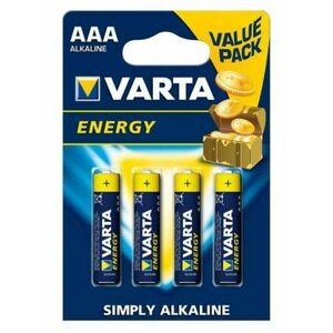 Baterie alcalina VARTA ENERGY R3 AAA 4 buc/blister imagine