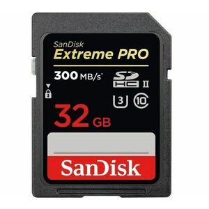 Card de memorie Sandisk Extreme PRO, SDHC, 32GB, Clasa 10, UHS-II U3 imagine