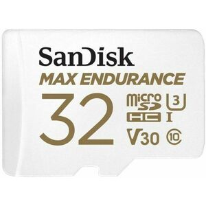Card de memorie Sandisk MAX Endurance microSDHC, 32GB, Clasa 10, UHS-I U3 + Adaptor SD imagine