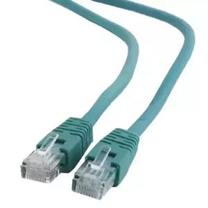 Cablu UTP GEMBIRD Cat6, cupru-aluminiu, 1 m, verde, AWG26, PP6U-1M/G imagine