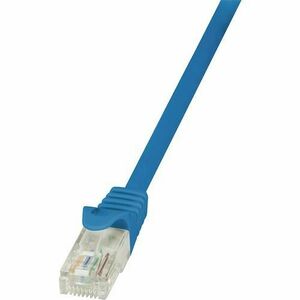 Cablu UTP LOGILINK Cat5e, cupru-aluminiu, 0.25 m, albastru, AWG26, CP1016U imagine