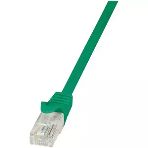 Cablu UTP LOGILINK Cat6, cupru-aluminiu, 0.5 m, verde, AWG24, CP2025U imagine