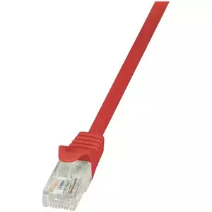 Cablu UTP LOGILINK Cat6, cupru-aluminiu, 2 m, rosu, AWG24, CP2054U imagine