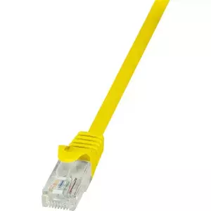 Cablu UTP LOGILINK Cat5e, cupru-aluminiu, 1.5 m, galben, AWG26, CP1047U imagine