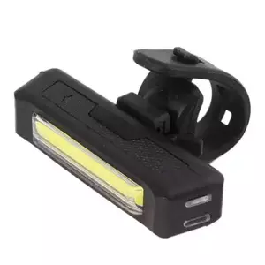 Lanterna bicicleta LED COB 100 lm, Esperanza, acumulator reincarcabil USB, 3 moduri iluminare, fixare ghidon imagine