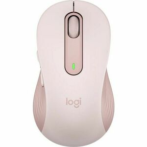 Mouse Wireless Logitech Signature M650 L Left, Bluetooth/USB, recomandat pentru mana stanga (Roz) imagine