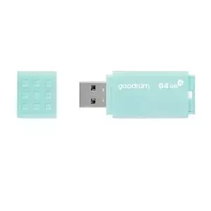 Memorie USB 3.0, 64 GB, Goodram UME3 Care, cu capac, albastra imagine