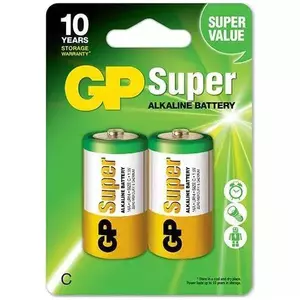 Baterii Super Alcaline GP C, 1.5V, 2 buc imagine
