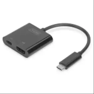 Adaptor Digitus DA-70856, USB-C - HDMI/USB-C imagine