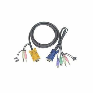 Cablu PS/2 Kvm 3in1Cu SPHD si Audio 1.8M, ATEN 2L-5302P imagine