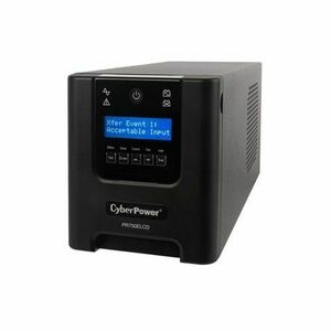 UPS Cyber Power PR750ELCD, 750 VA, 675 W, AVR, LCD Display, USB imagine