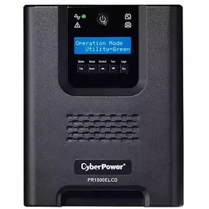 UPS Cyber Power PR1500ELCD, Mini tower, 1500 VA, 1350 W, AVR, LCD Display, USB imagine